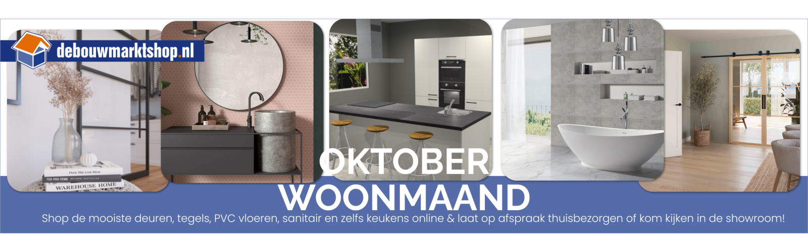 Oktober Woonmaand - Shop vanuit je luie stoel en laat thuis bezorgen